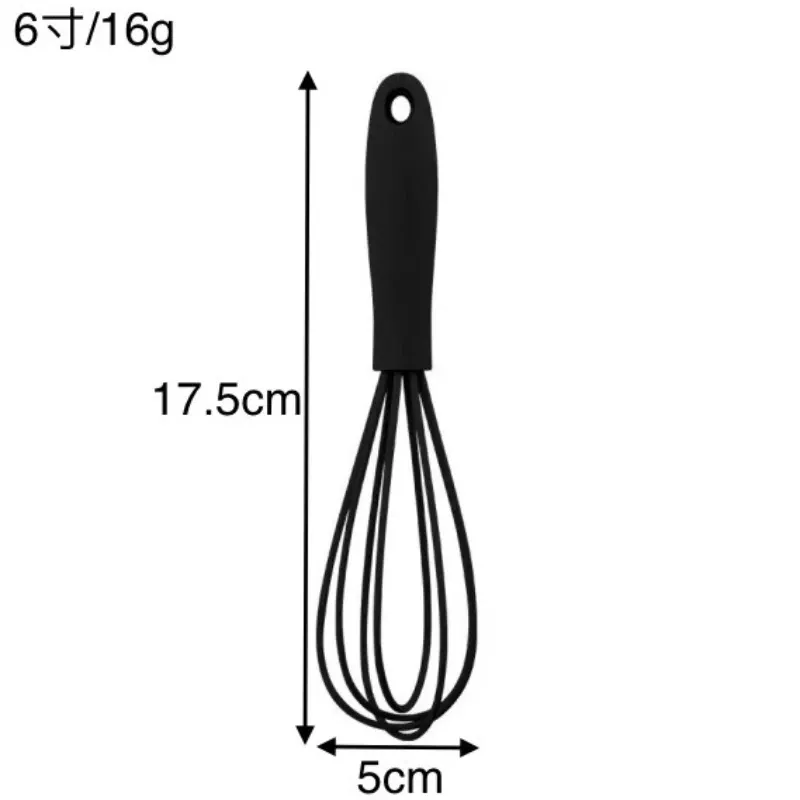 Fouet à œufs en silicone, mousseur à lait et ustensile de cuisine 6