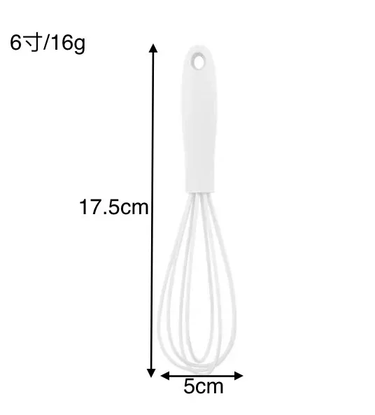 Fouet à œufs en silicone, mousseur à lait et ustensile de cuisine 12