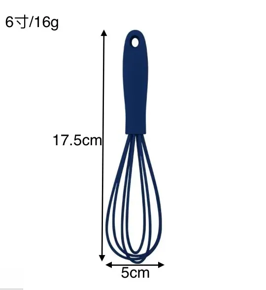 Fouet à œufs en silicone, mousseur à lait et ustensile de cuisine 9