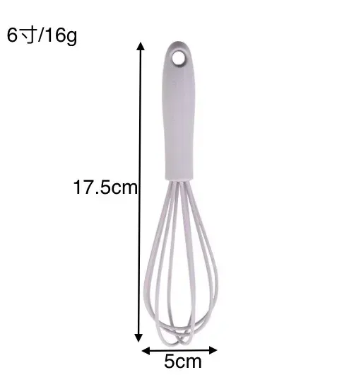 Fouet à œufs en silicone, mousseur à lait et ustensile de cuisine 8