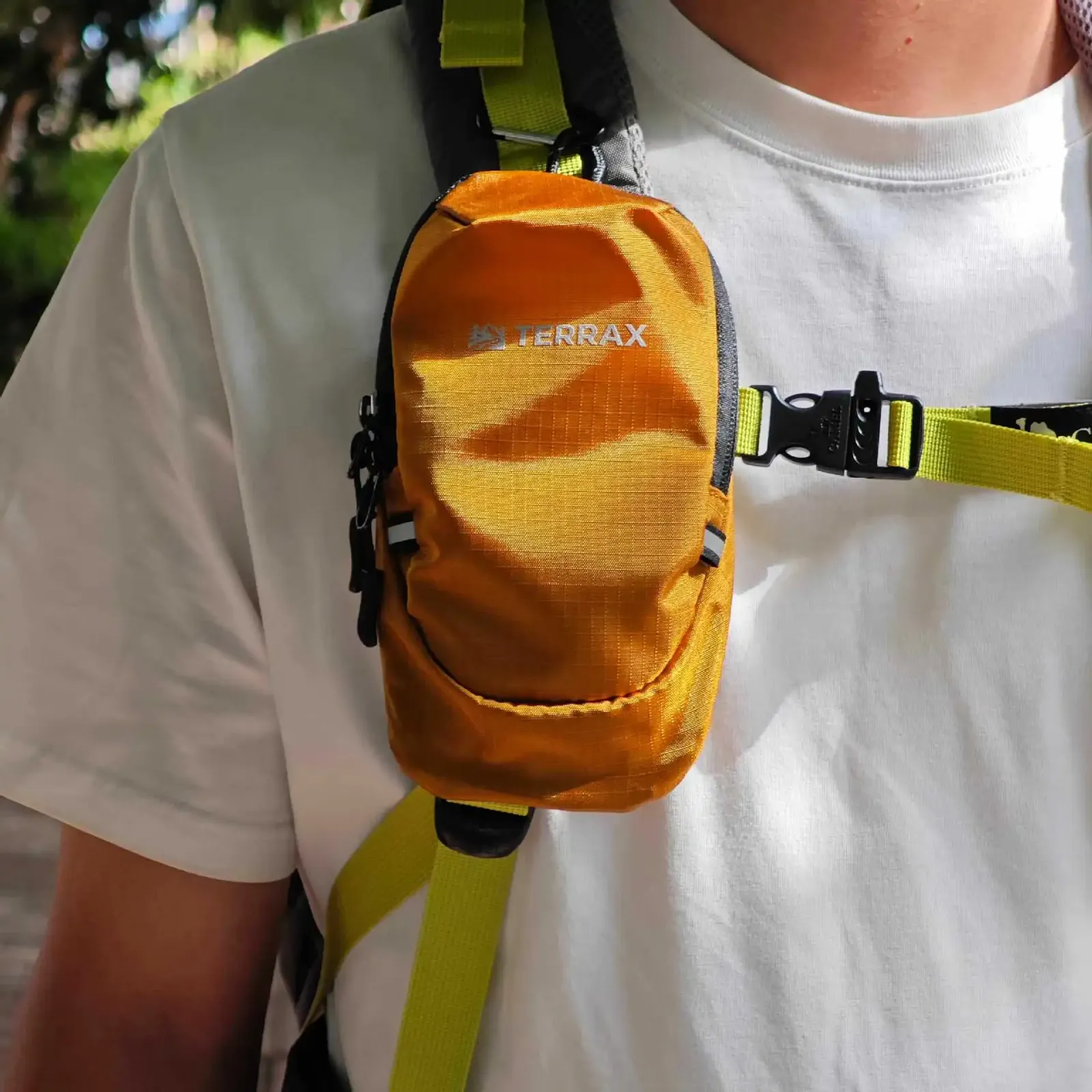 Sac étanche, détail d'utilisation