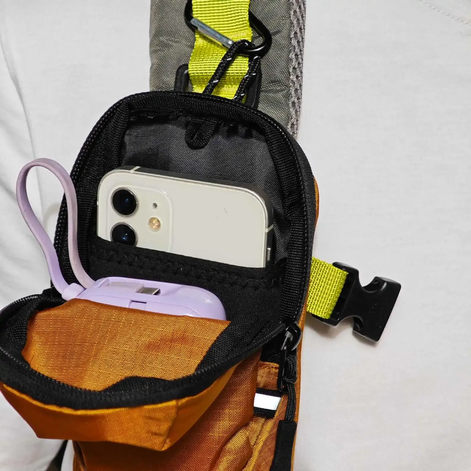 Sac étanche pendant une course à pied