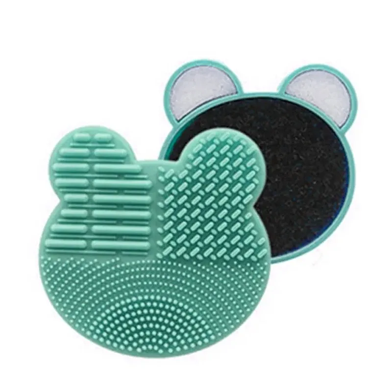 Bol nettoyeur pliable en silicone pour pinceaux de maquillage et houppettes 27