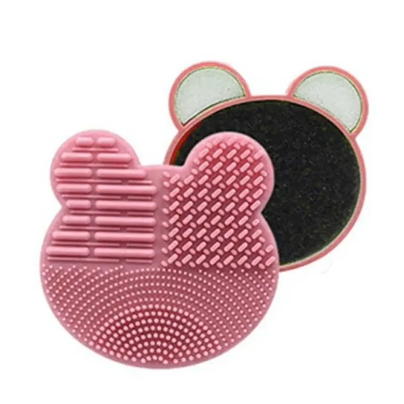 Bol nettoyeur pliable en silicone pour pinceaux de maquillage et houppettes 25