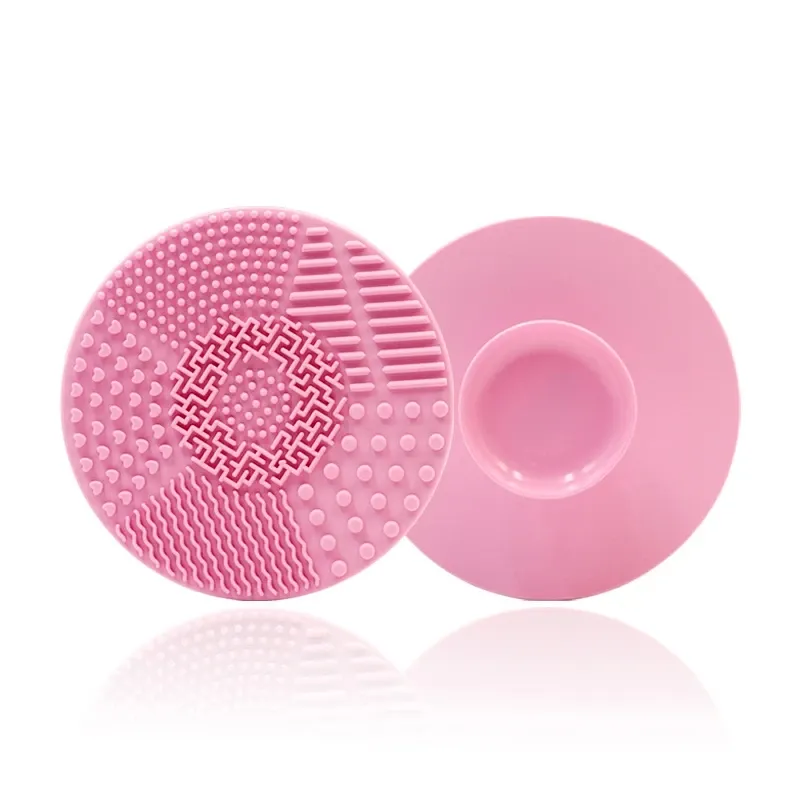 Bol nettoyeur pliable en silicone pour pinceaux de maquillage et houppettes 18