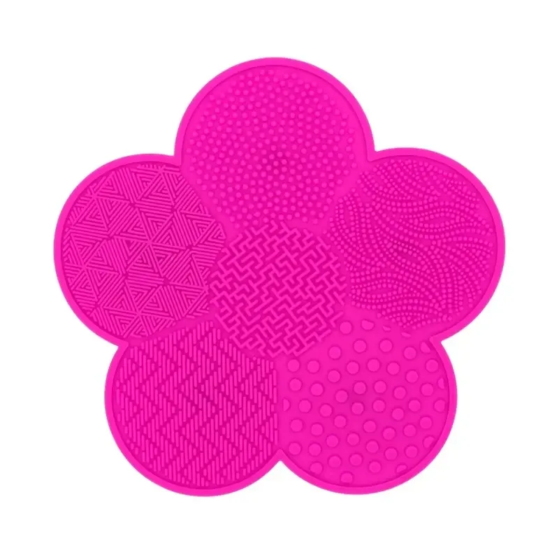 Bol nettoyeur pliable en silicone pour pinceaux de maquillage et houppettes 34