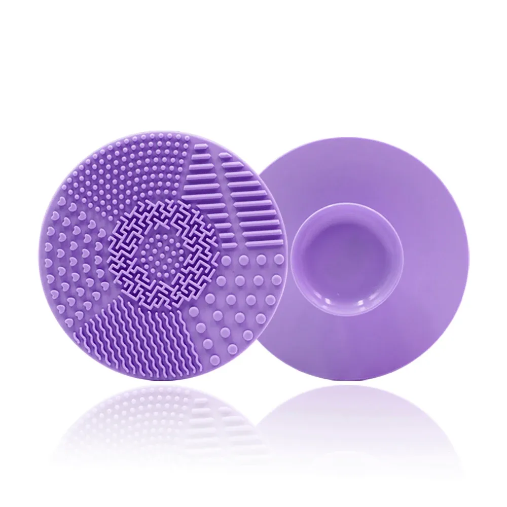Bol nettoyeur pliable en silicone pour pinceaux de maquillage et houppettes 28