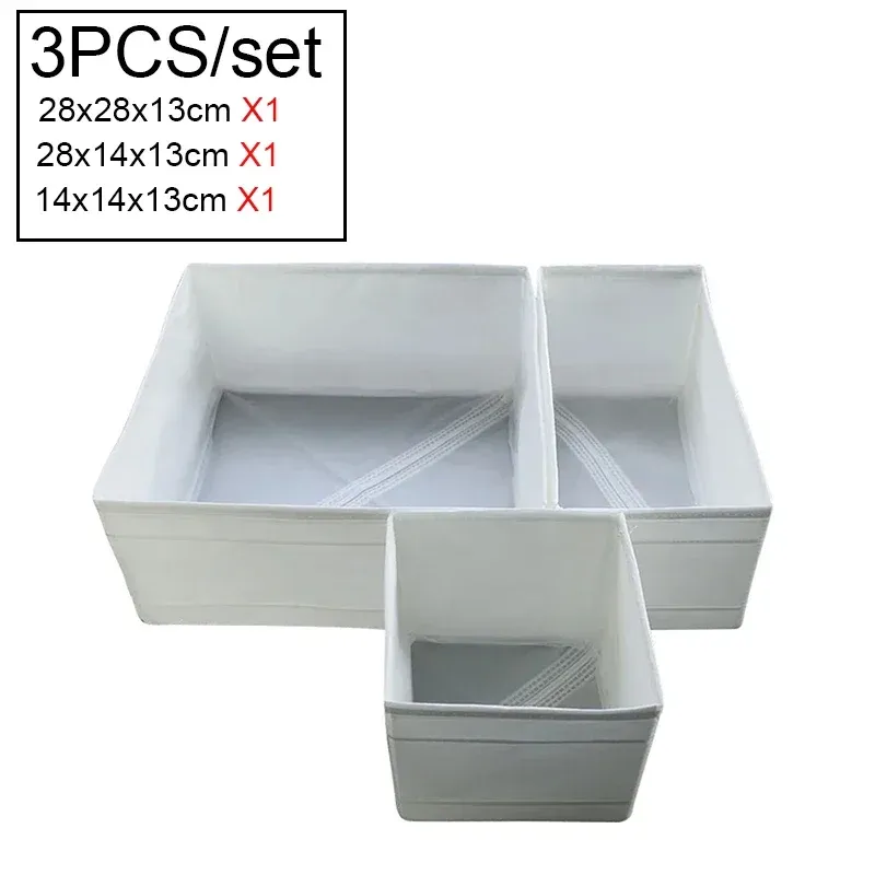 Boîte de rangement pliable lavable pour vêtements avec compartiments pour sous-vêtements, jeans et chaussettes, idéale pour la garde-robe 10