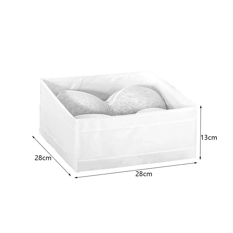 Boîte de rangement pliable lavable pour vêtements avec compartiments pour sous-vêtements, jeans et chaussettes, idéale pour la garde-robe 7