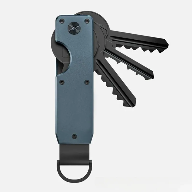 Organiseur de clés compact en métal, 6,2 cm, capacité de 2 à 6 clés 9