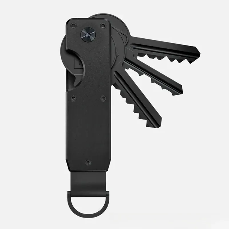 Organiseur de clés compact en métal, 6,2 cm, capacité de 2 à 6 clés 8