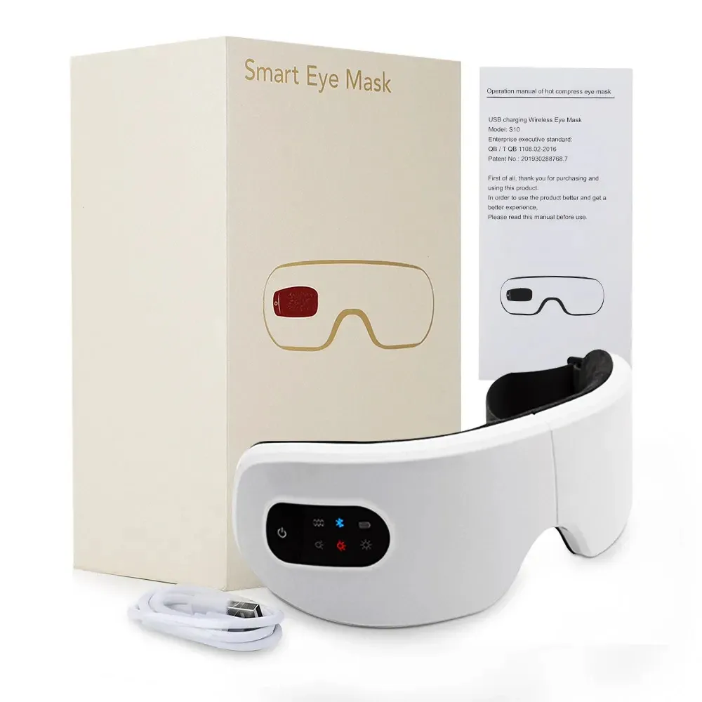 Masseur oculaire Bluetooth tout-en-un à vibration – Masque intelligent à recharge sans fil pour le soin des yeux 7