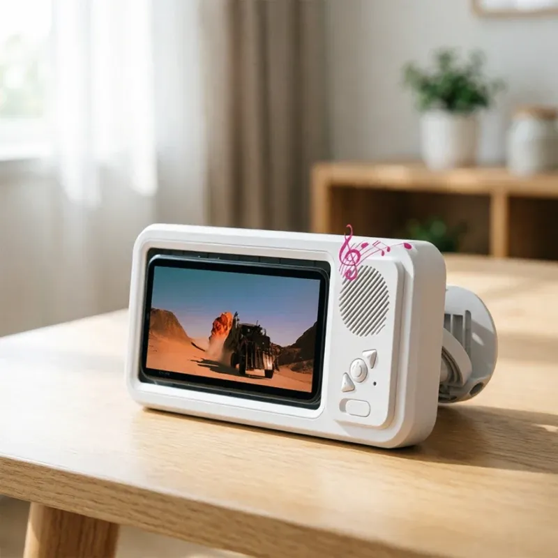 Support de téléphone pour douche, finition