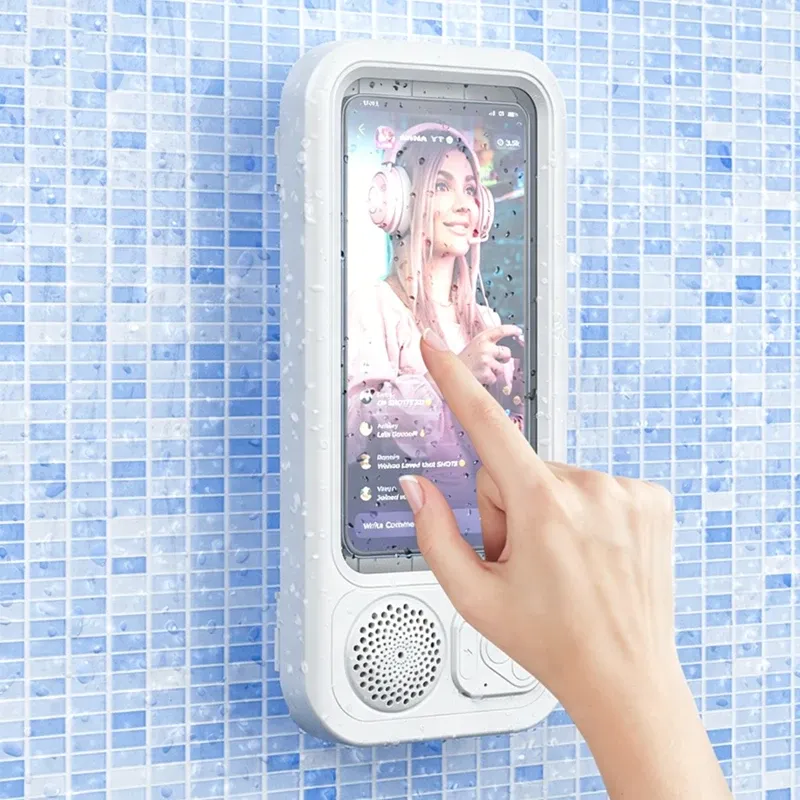 Support mural pour téléphone de douche, vue d'ensemble