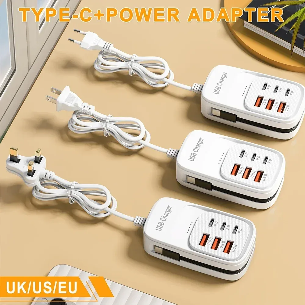 Station de charge multi-ports, usage quotidien