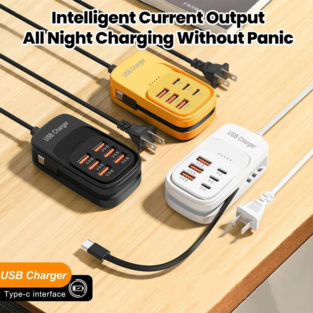 Station de charge multi-ports, ports de connexion