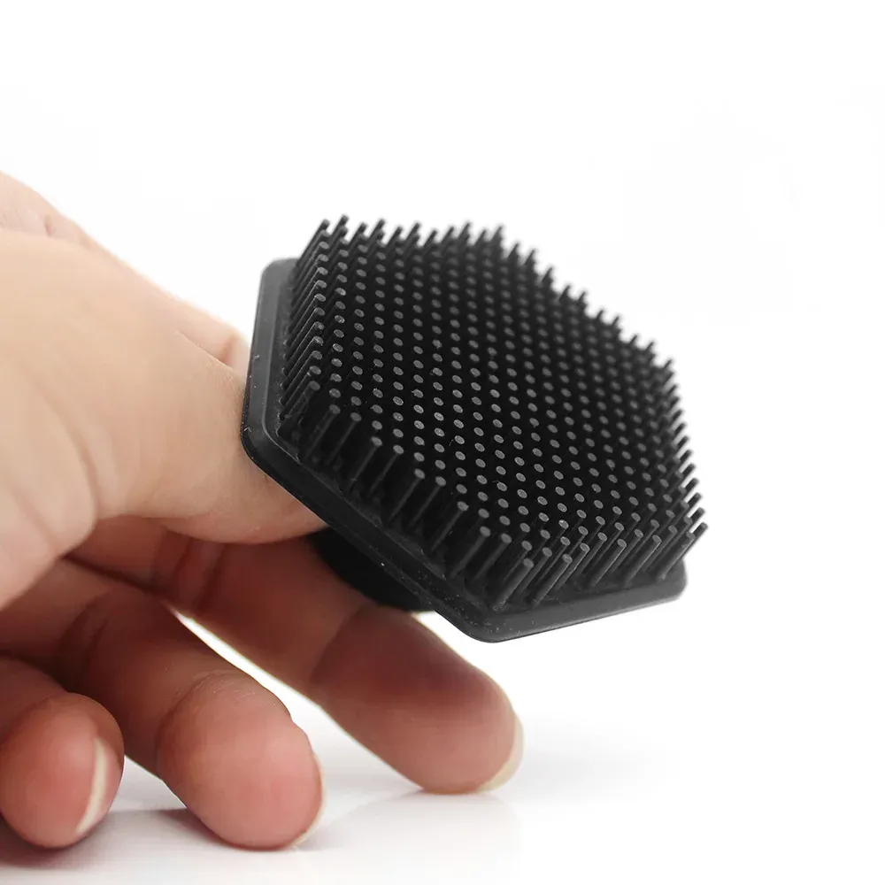 Brosse de nettoyage en silicone, idéale pour le massage de rasage