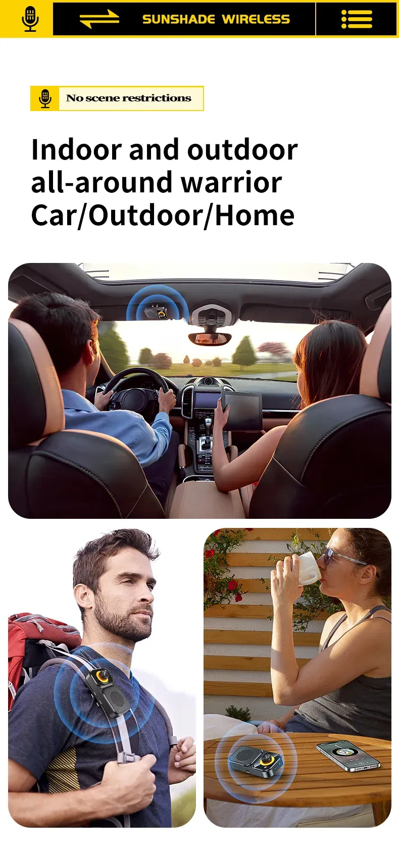 Kit mains libres pour voiture