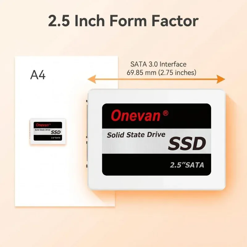 Design soigné du disque SSD