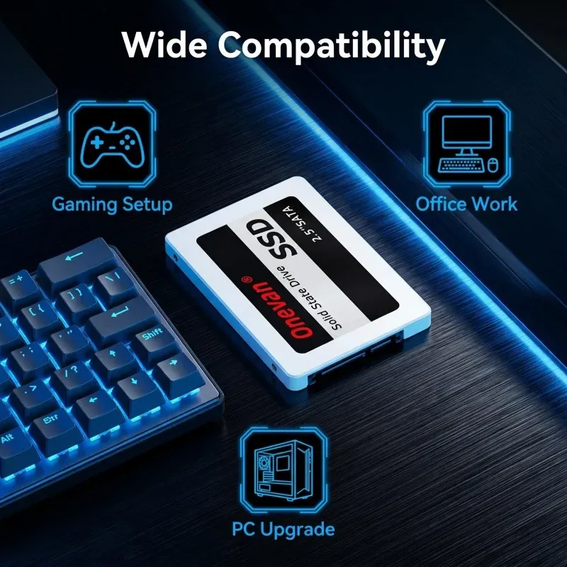 Disque SSD et ses caractéristiques visuelles