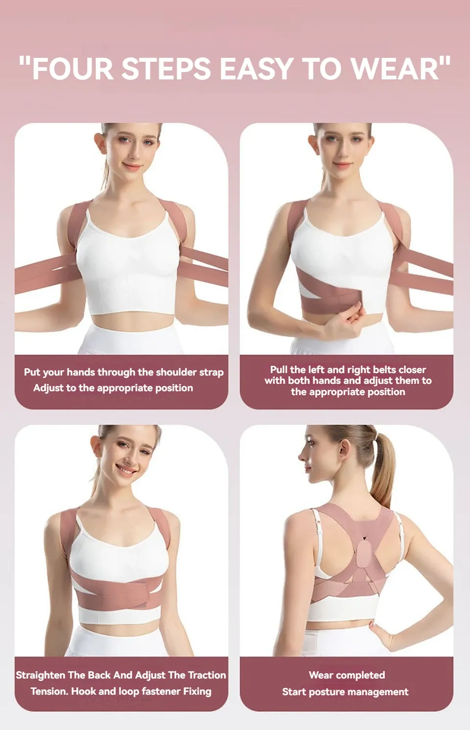 Ceinture de redressement du dos