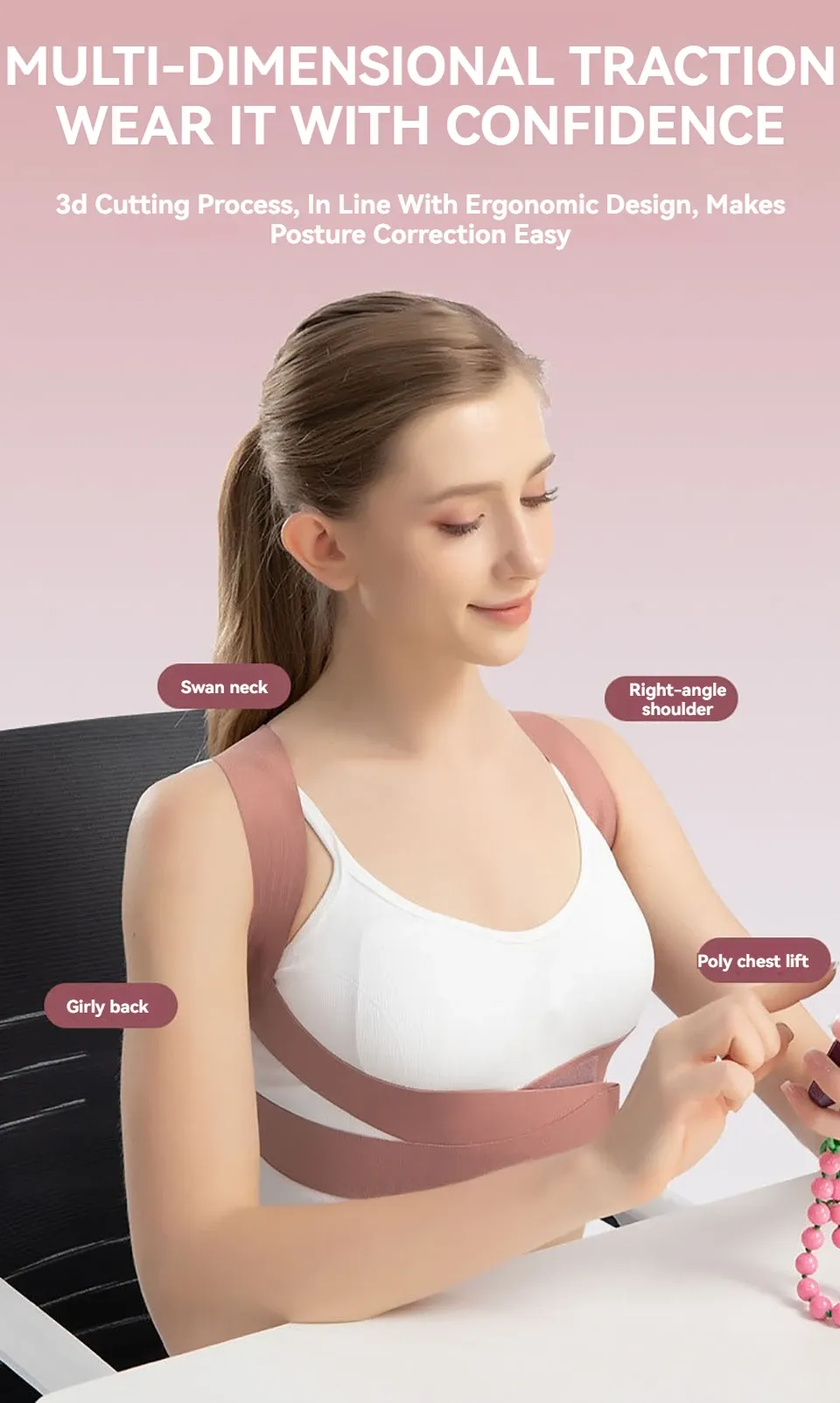 Ceinture correctrice, finition et matières