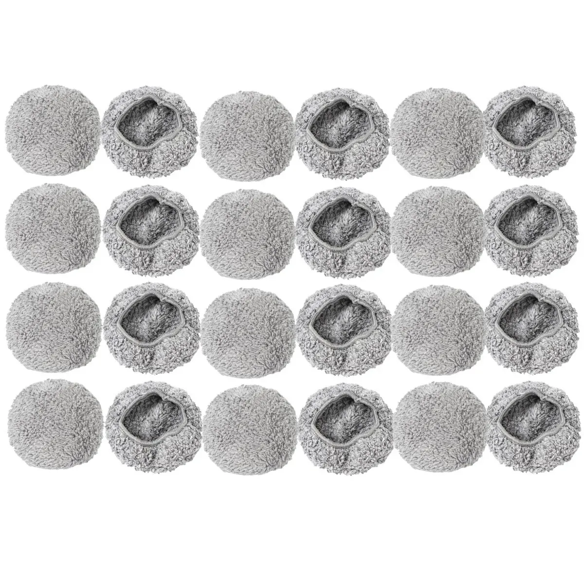Tampons de nettoyage ronds en tissu pour vitres, compatibles avec robots Hobot 168, 188, 198 et 388 6