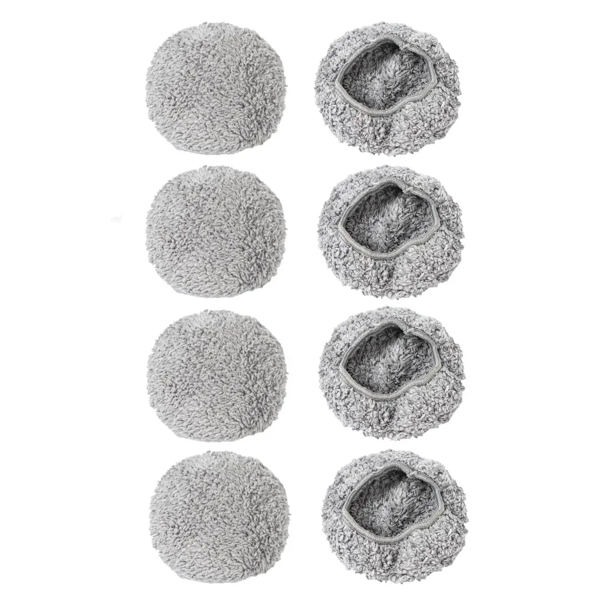 Tampons de nettoyage ronds en tissu pour vitres, compatibles avec robots Hobot 168, 188, 198 et 388 8