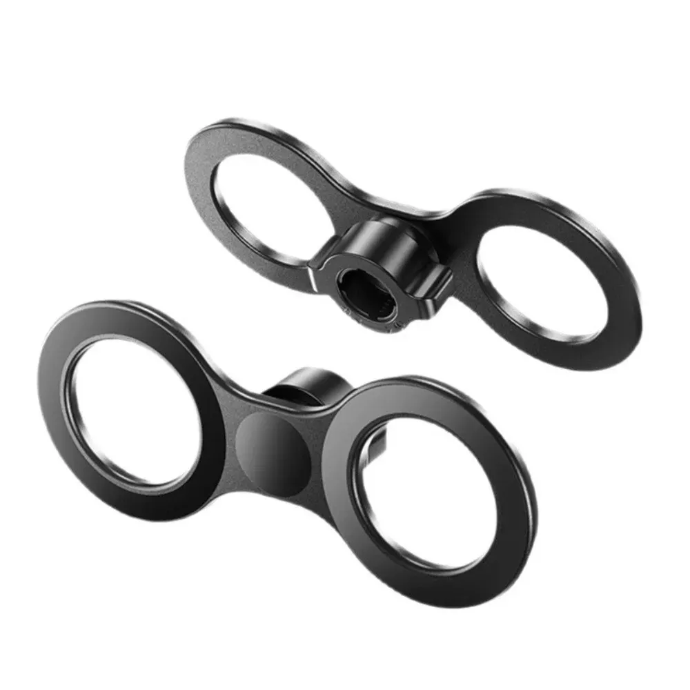 Support de téléphone magnétique double tête pour voiture, réglable, avec rotule sphérique 17 mm, support de navigation durable à double position