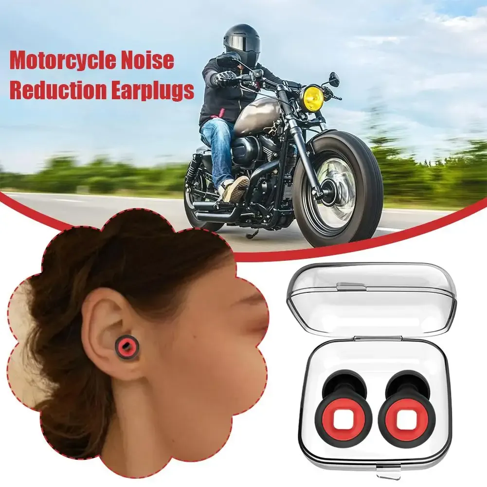Bouchons d'oreilles pour moto, vue en situation