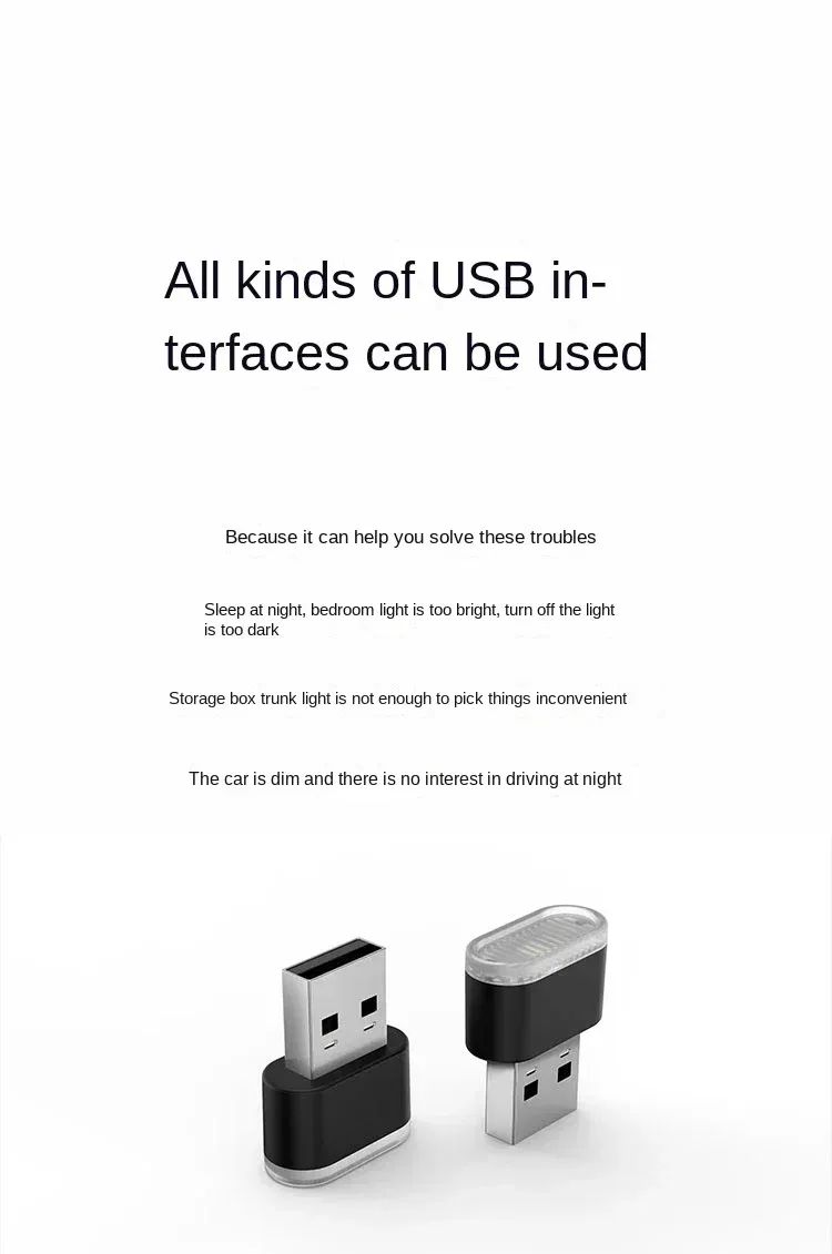 Veilleuse USB, vue d'ensemble