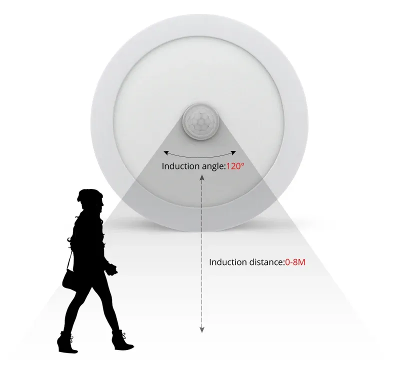 Détail du plafonnier LED