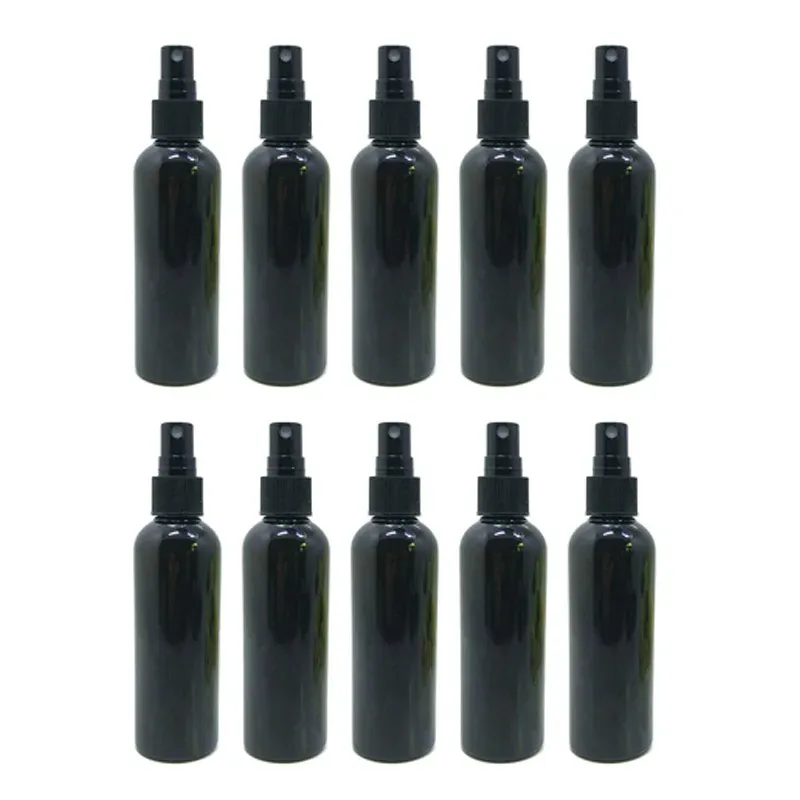 Flacon pulvérisateur noir en PET rechargeable, portable, 100 ml (lot de 10) - Image 1