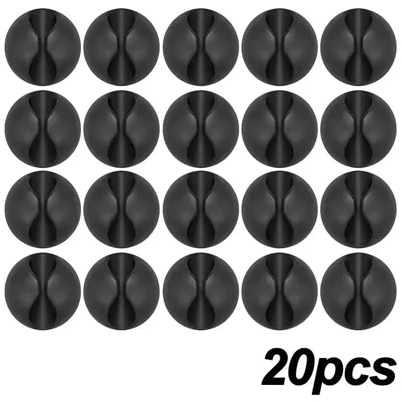 Attaches-câbles adhésifs portables pour bureau, maison, voiture et table de chevet 7