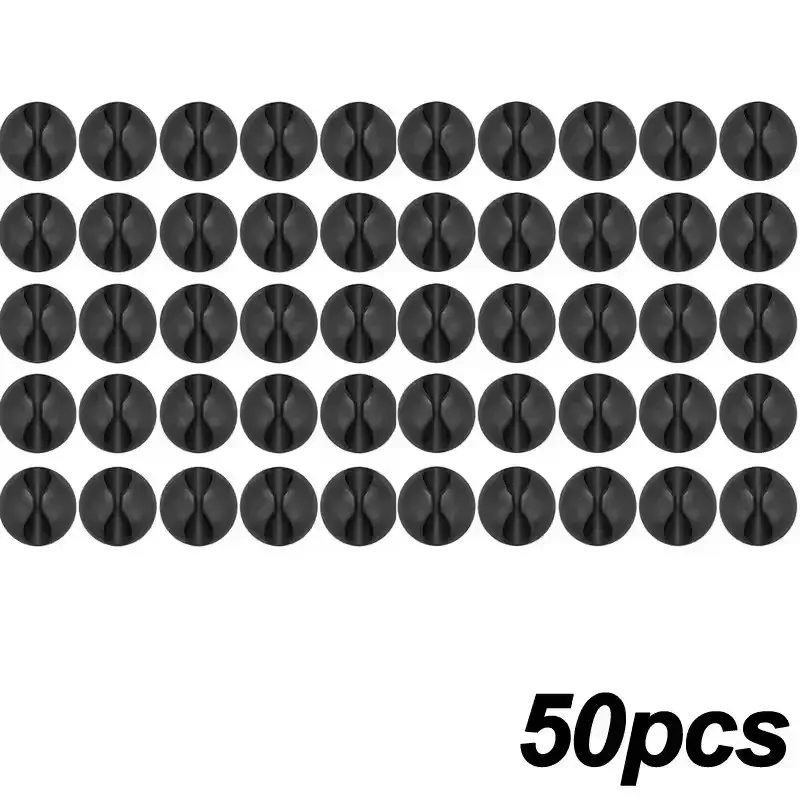 Attaches-câbles adhésifs portables pour bureau, maison, voiture et table de chevet 16