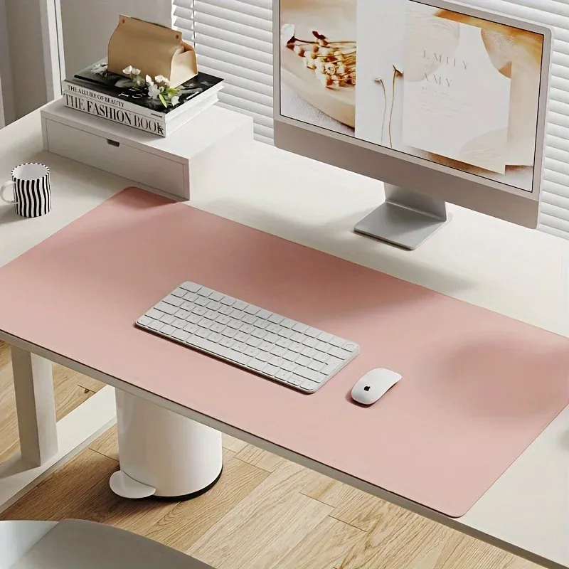 Tapis de souris et protection clavier en simili cuir