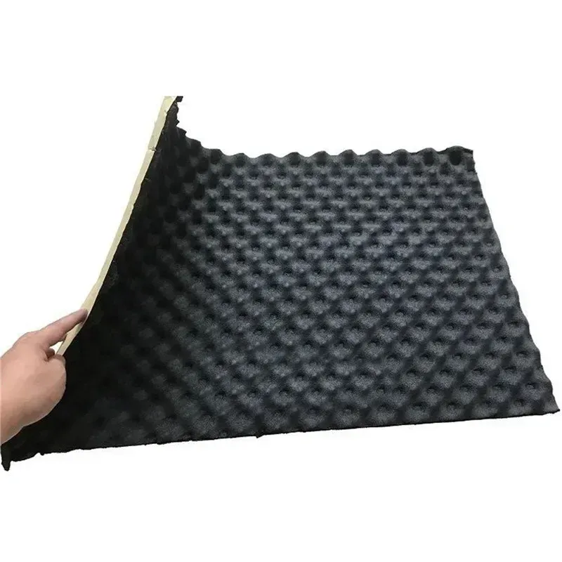 Plaque d'absorption acoustique en coton auto-adhésive, vue d'ensemble
