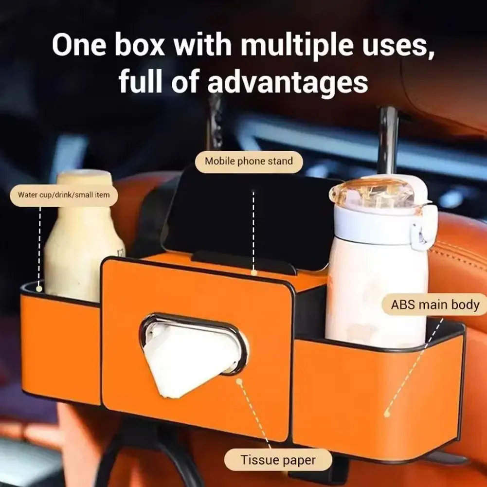 Organisateur de siège de voiture, détail des compartiments