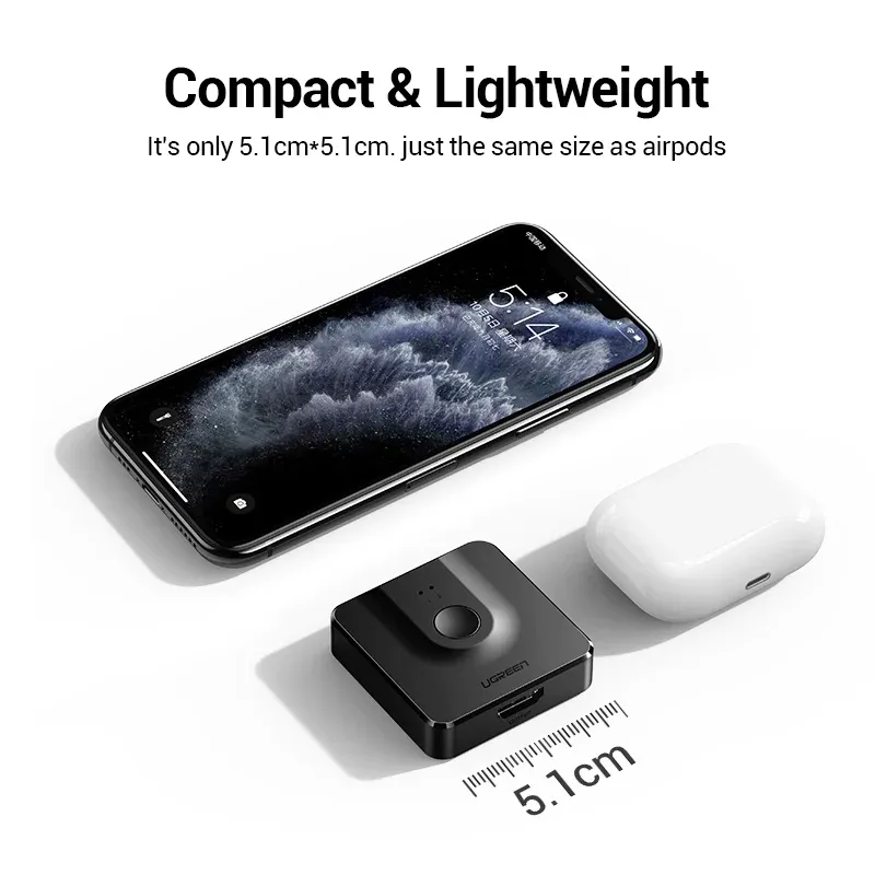 UGREEN Commutateur HDMI 4K bidirectionnel pour Xiaomi Mi Box, compatible Xbox, PS4, TV Box 6