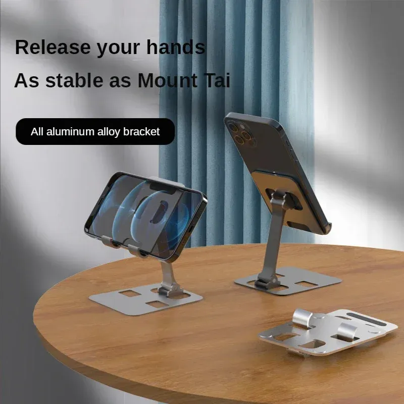 Support de téléphone en métal pour bureau