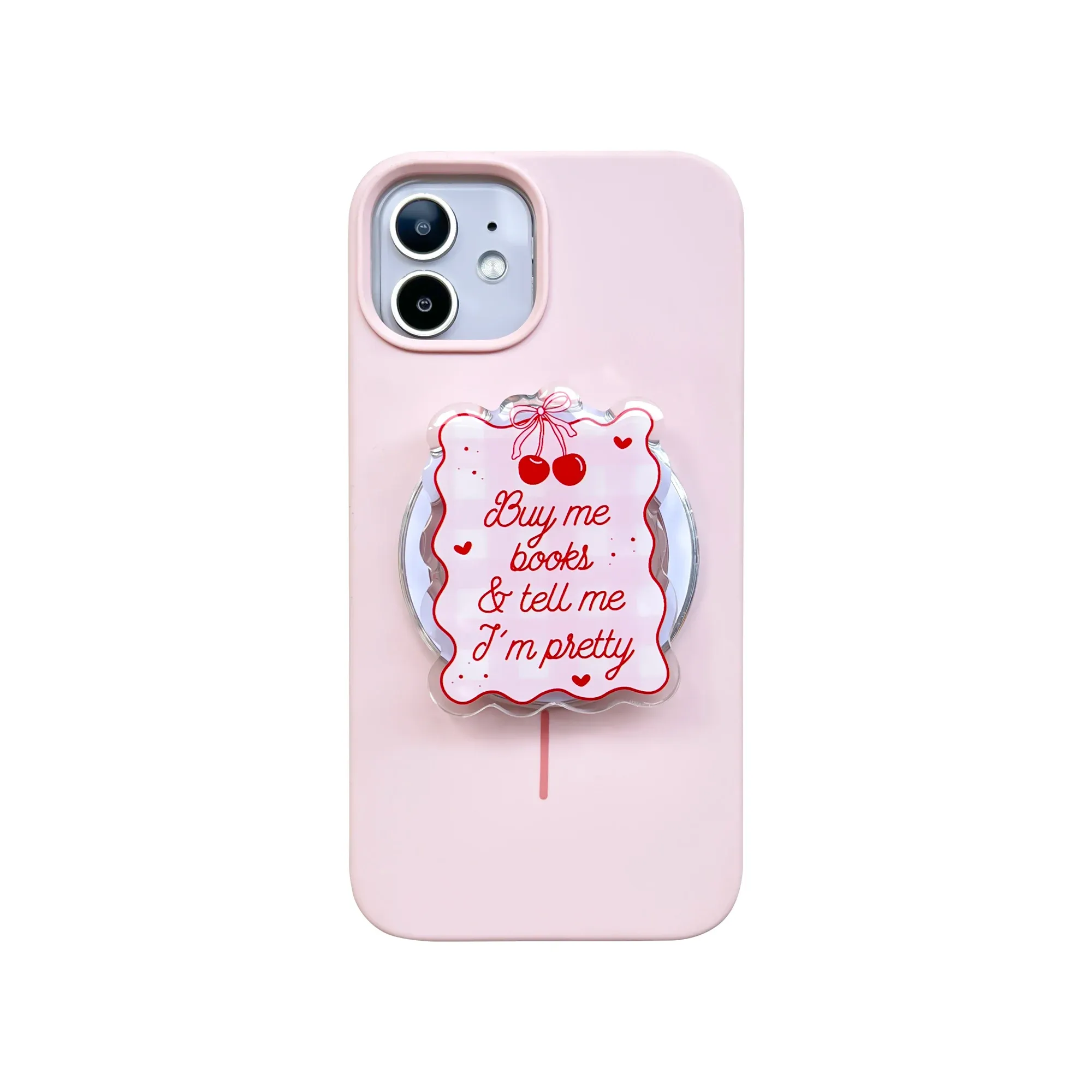 Support de téléphone magnétique en acrylique kawaii INS, support télescopique portable de dessin animé, cadeau d'anniversaire pour fille 6