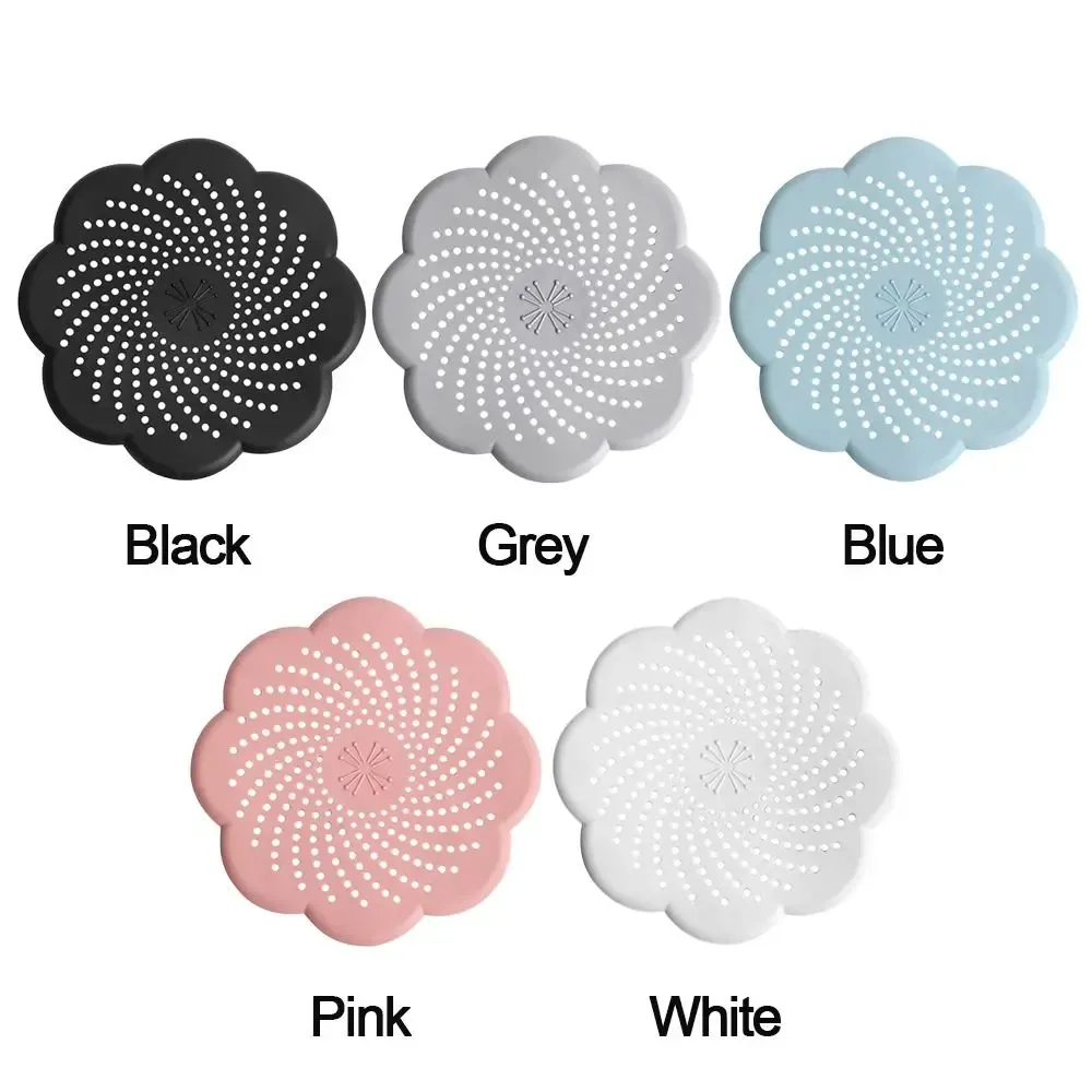 Couvercle de drain de sol en silicone en forme de fleur