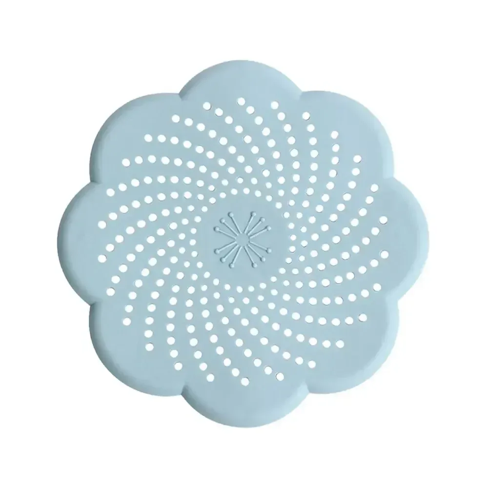 Crépine de drain en silicone en forme de fleur, filtre d'évier en maille anti-blocage des cheveux 10