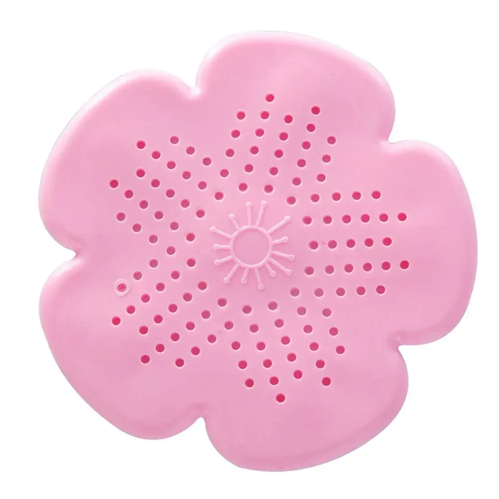 Crépine de drain en silicone en forme de fleur, filtre d'évier en maille anti-blocage des cheveux 14