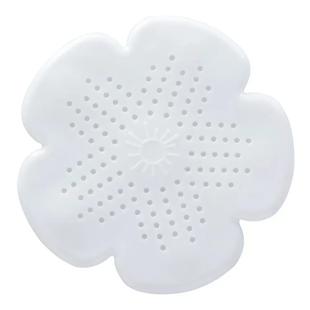Crépine de drain en silicone en forme de fleur, filtre d'évier en maille anti-blocage des cheveux 16