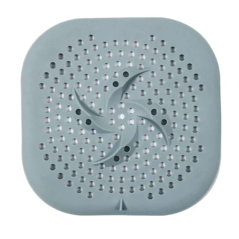 Crépine de drain en silicone en forme de fleur, filtre d'évier en maille anti-blocage des cheveux 19