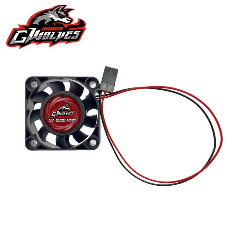 Ventilateur de refroidissement RC 25/30/35/40/50 mm, 8000 tr/min, 5 à 7 V CC, pour ESC 30/60/120/150 A (36/42 mm), connecteur Futaba 5