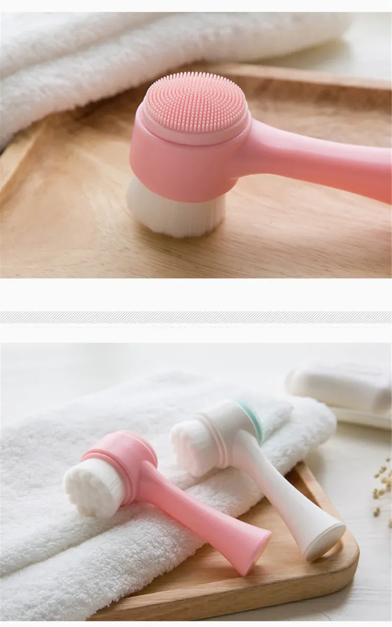 Brosse nettoyante pour le visage, vue verticale