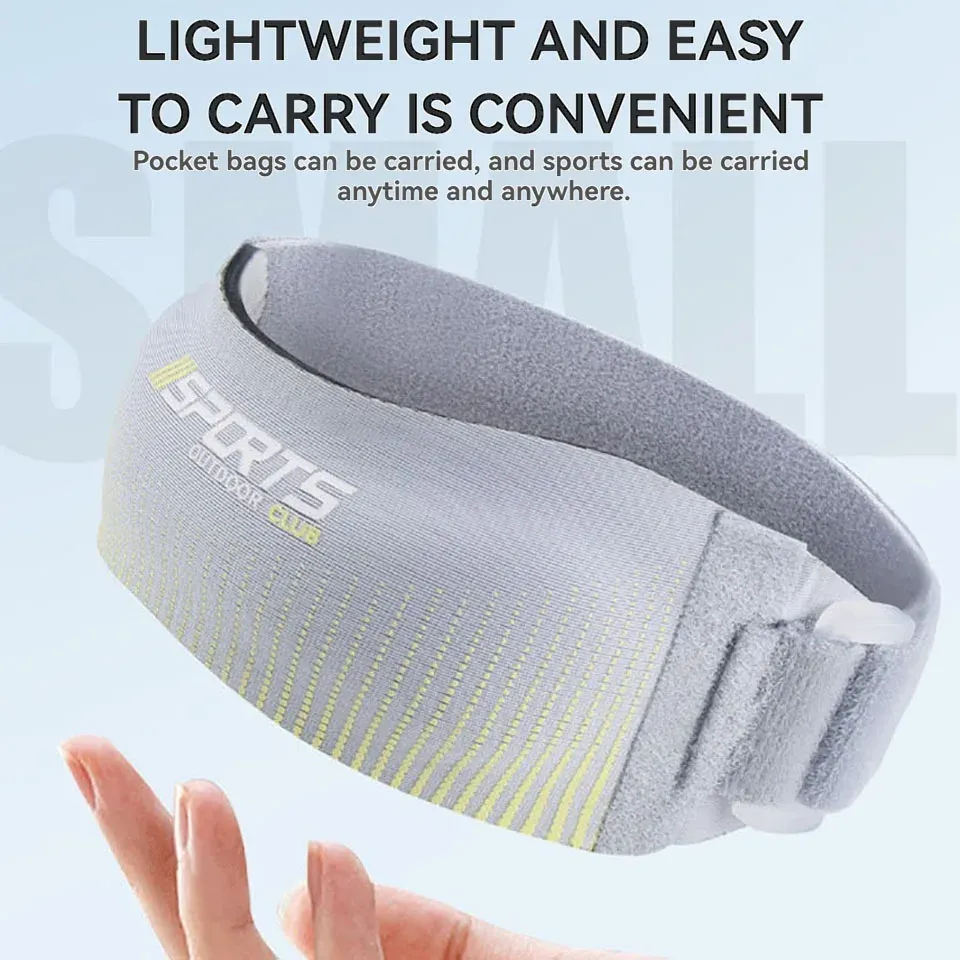 GOBYGO Lot de 2 Genouillères de Compression Réglables avec Sangle Rotule, Absorption des Chocs, Mixte 3