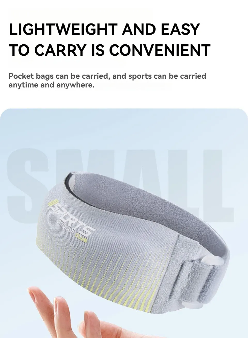 Sangle rotulienne GOBYGO, confort